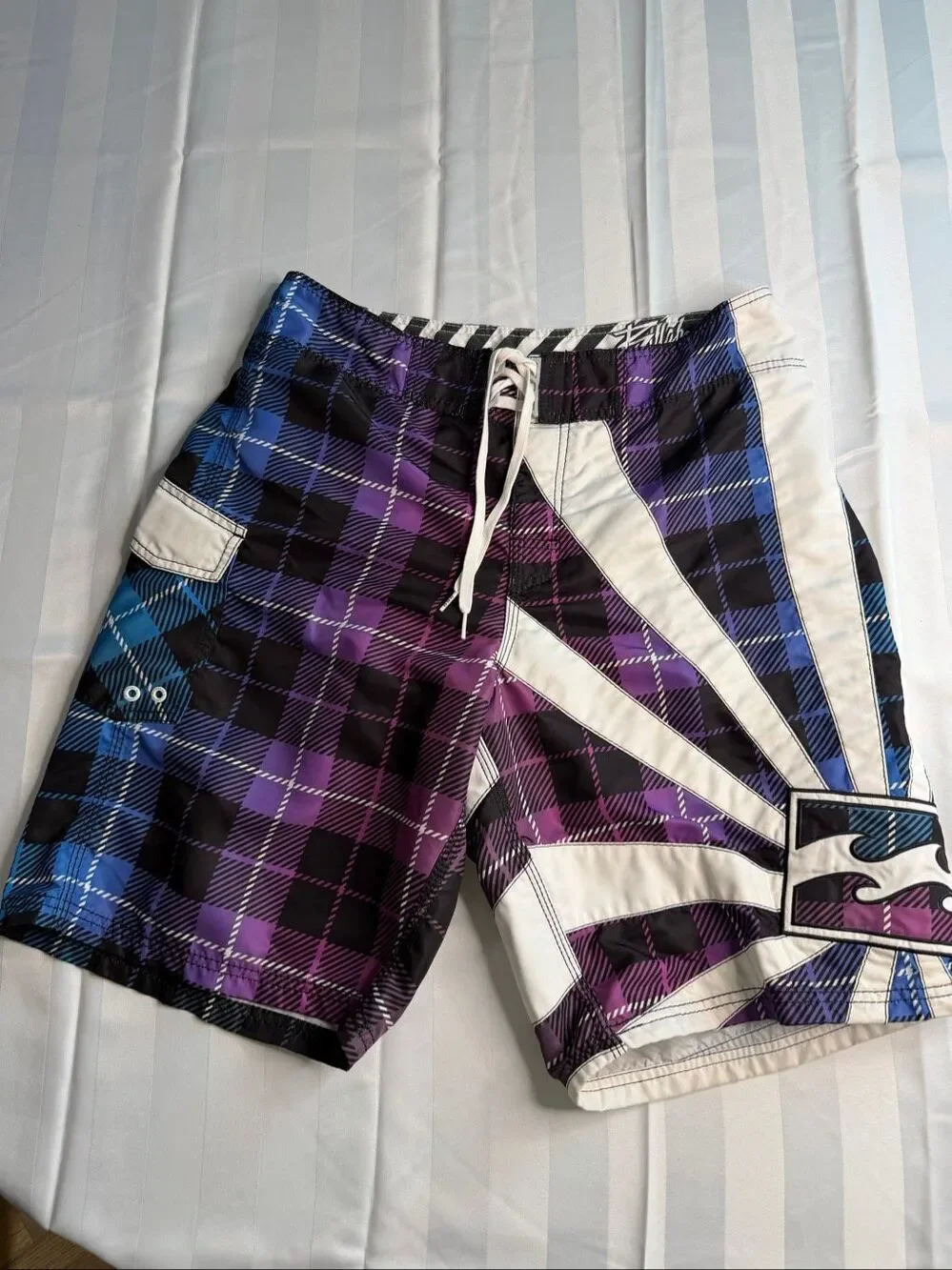 Billabong Andy Irons Vintage Rising Sun Boardshorts Swim Trunks Size 33